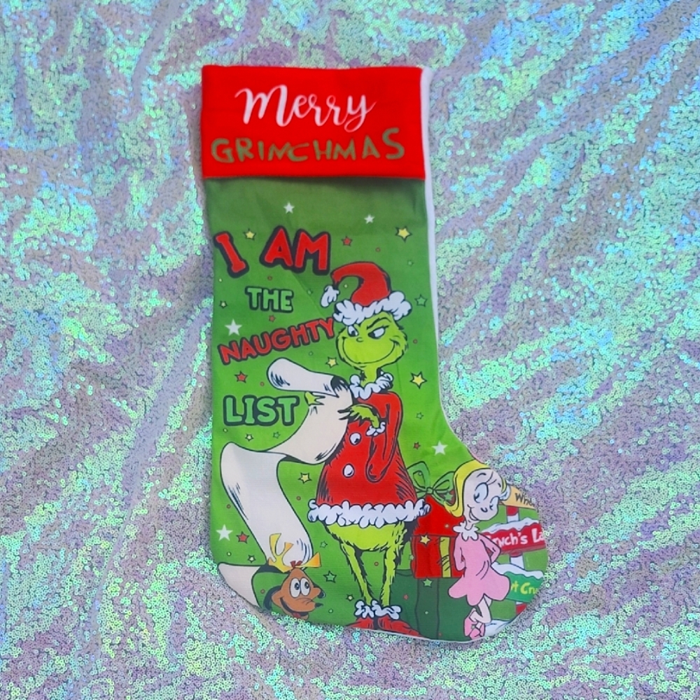 Grinch Christmas Stocking